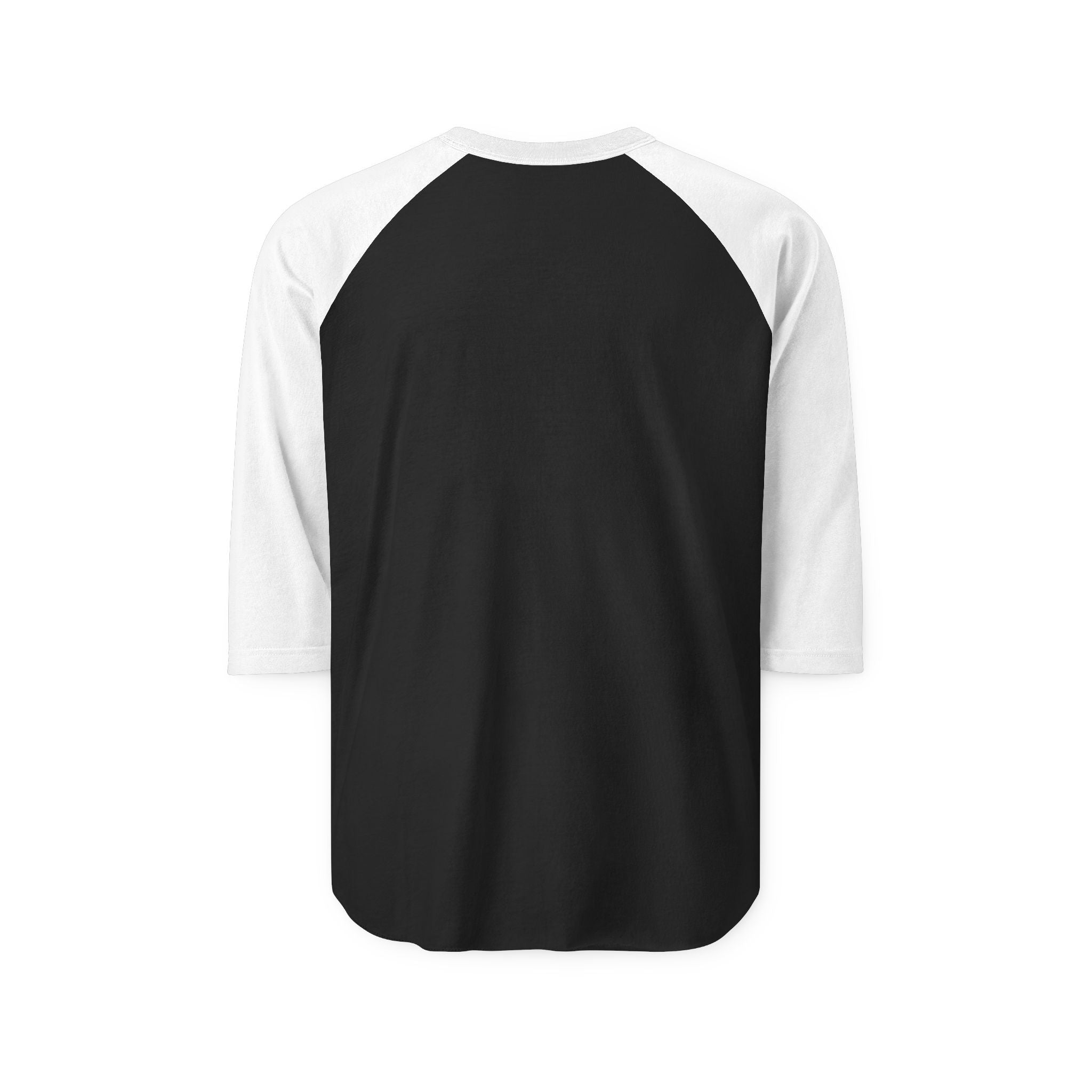 Raglan Shirt — Subtle Outline Floral Script Design