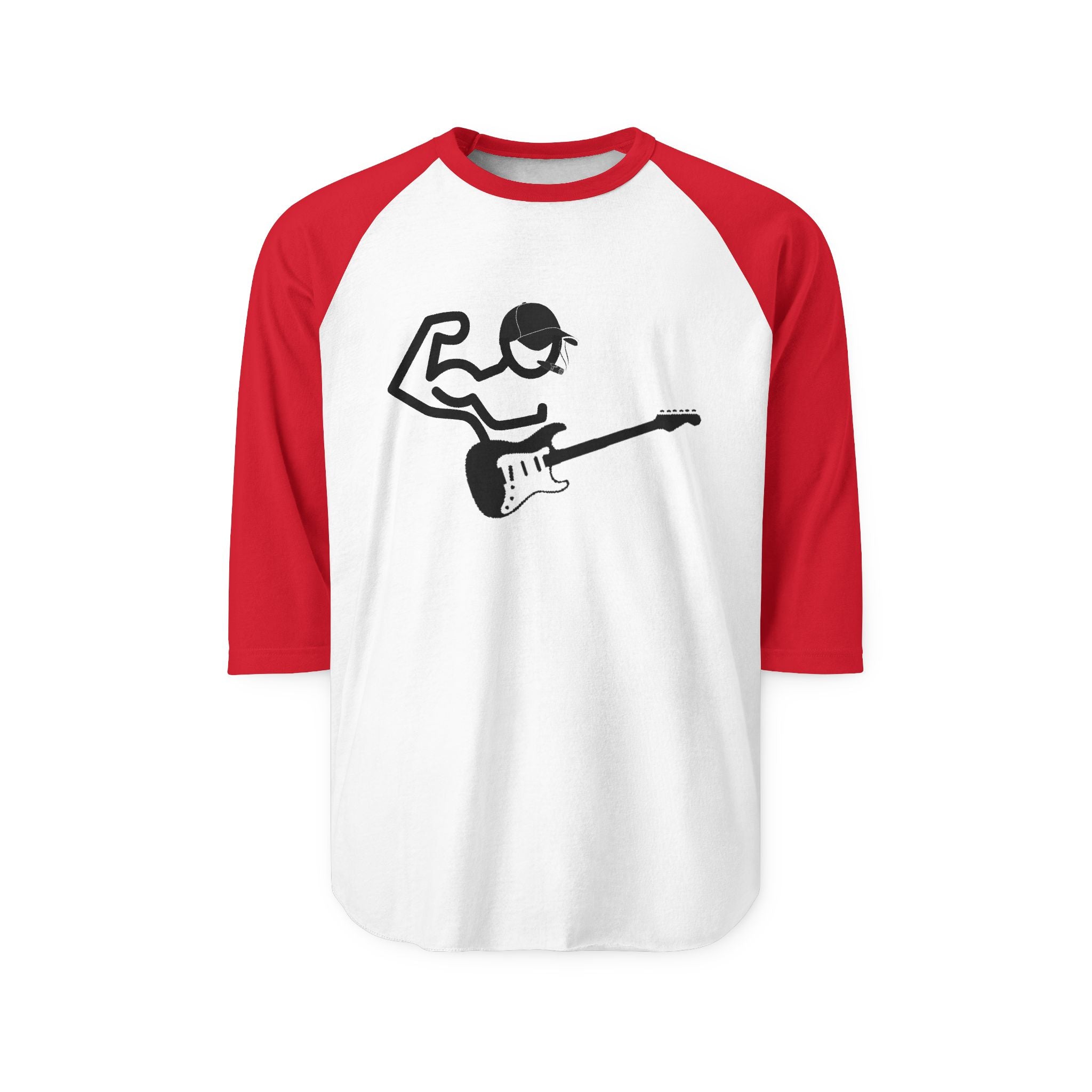 Baseball Raglan 3/4 Shirt — Dave's Guitar Channel
